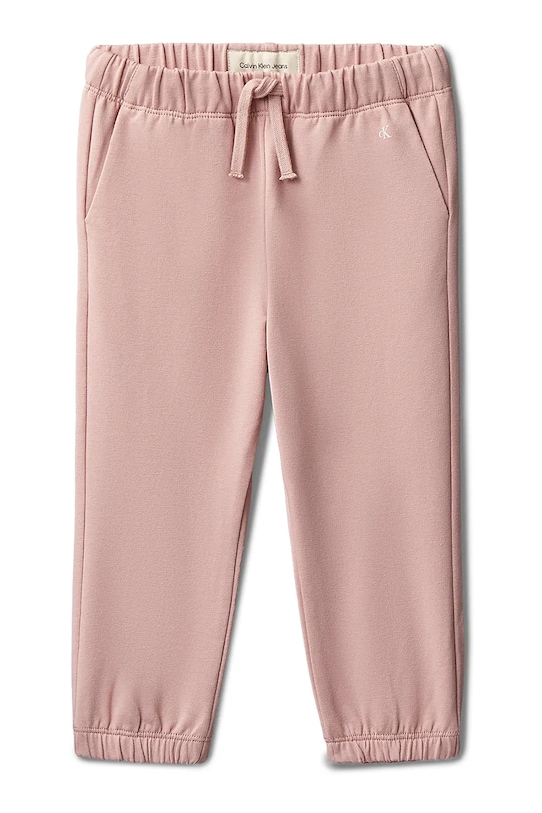 Calvin Klein Jeans dres dziecięcy z elastanem różowy IN0IN00347.PPY2