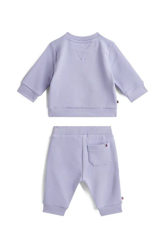 Tommy Hilfiger dres niemowlęcy KN0KN02162.PPY2 fioletowy SS26