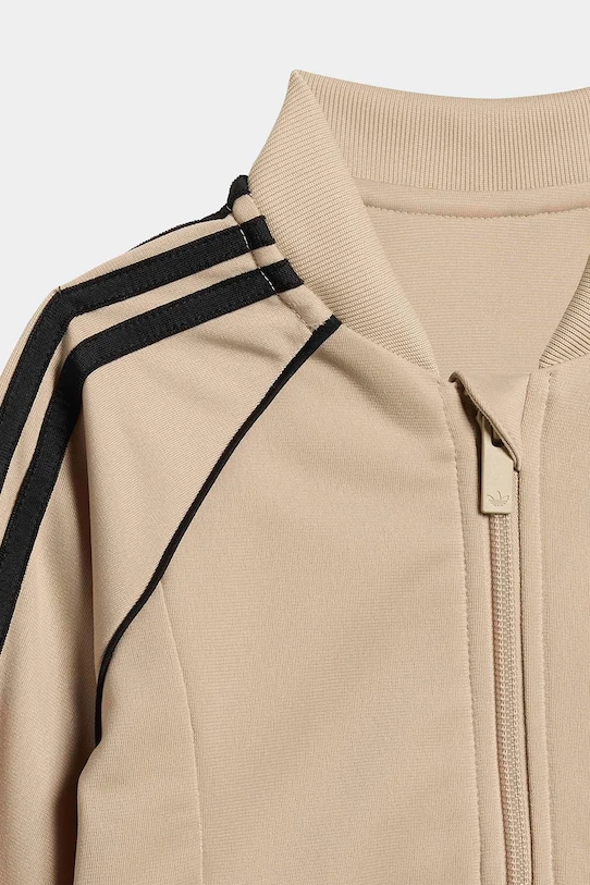 Детски анцуг adidas Originals бежов KD1026