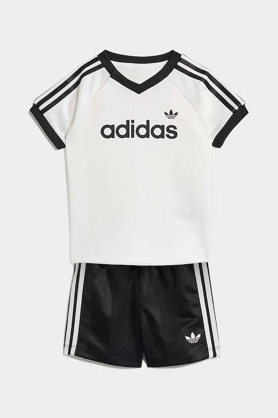 Dječji komplet adidas Originals print bijela KD1022