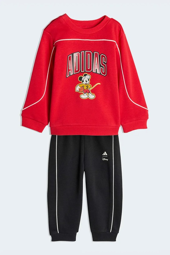 Trenirka za bebe adidas DISNEY pletivo crvena JZ7678