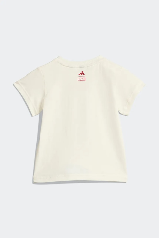 adidas komplet bawełniany niemowlęcy MRVL JZ3550 beżowy SS26