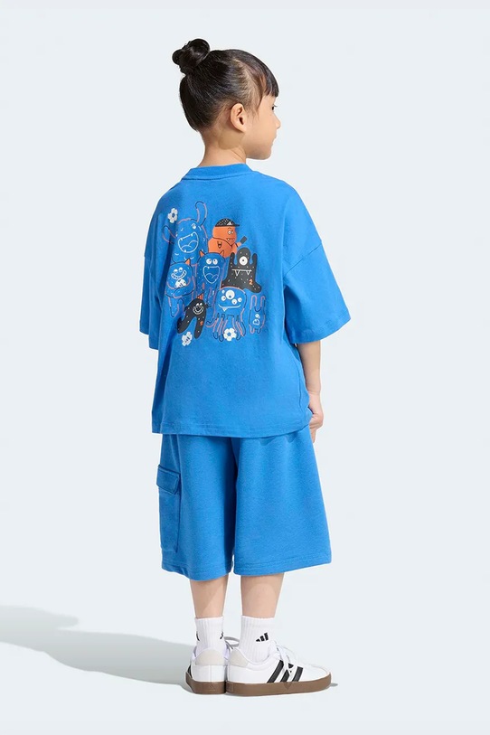 adidas komplet dziecięcy dzianina niebieski KE2663