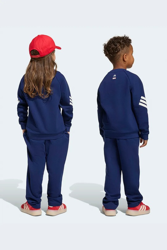 Dětská tepláková souprava adidas MRVL JZ3569 námořnická modř