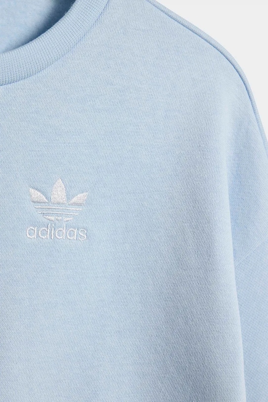 Dětská tepláková souprava s bavlnou adidas Originals modrá KR2456