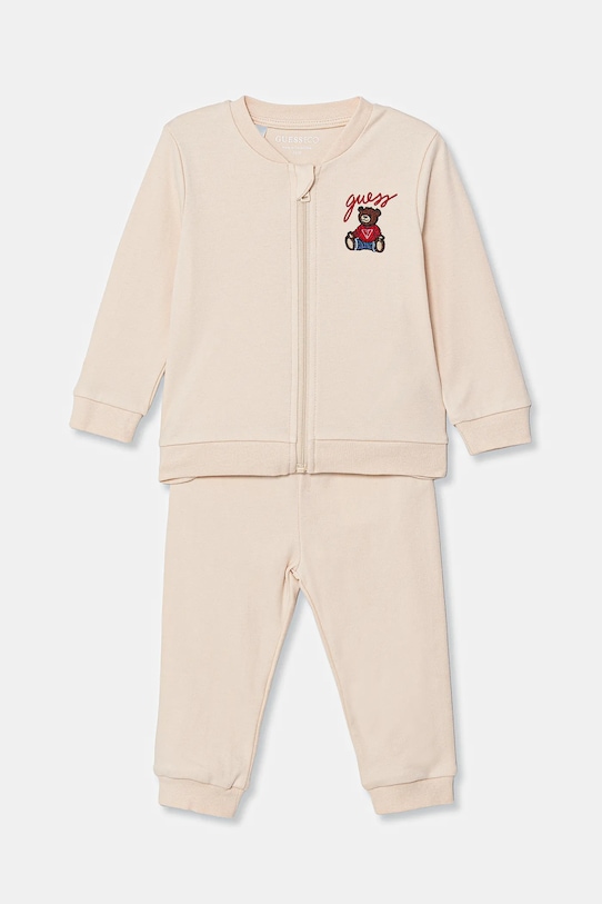 Guess dres niemowlęcy H6RW02.KA6W4.PPY2 beżowy SS26