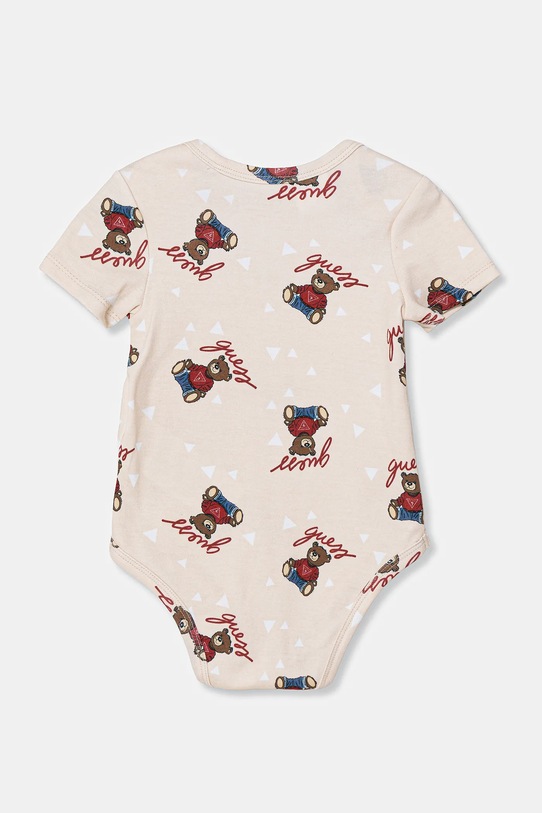 Guess dres niemowlęcy H6RW02.KA6W4.PPY2 beżowy
