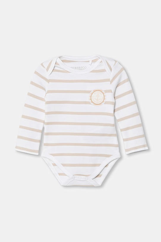 Guess komplet bawełniany niemowlęcy 5-pack H6RW06.K85Z1.PPY2 beżowy SS26