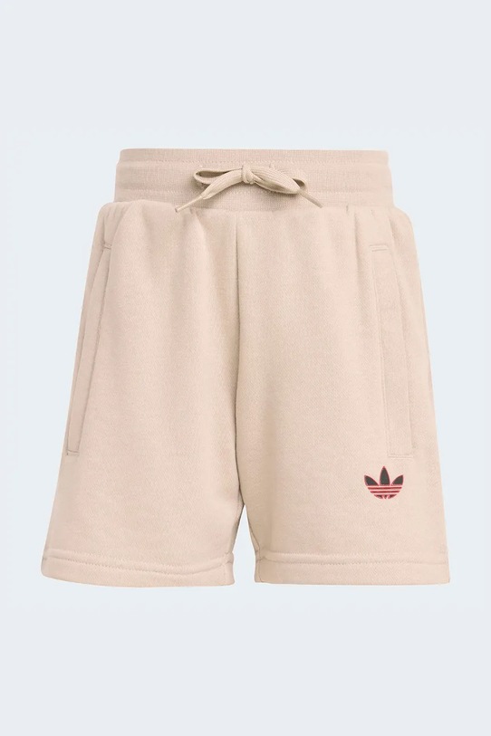 adidas Originals komplet bawełniany dziecięcy beżowy KD5764