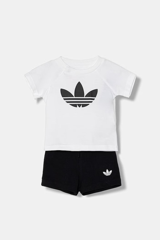 adidas Originals compleu pentru copii, cu bumbac alb KH2884