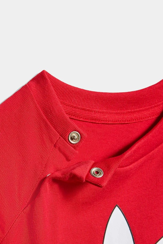 Chłopiec adidas Originals komplet bawełniany dziecięcy KD1035 czerwony