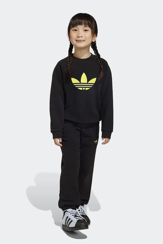 Dječja trenirka adidas Originals print crna KD5771