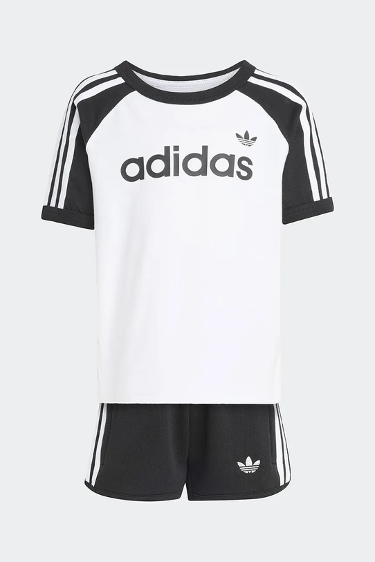 adidas Originals komplet bawełniany dziecięcy KD5777 biały SS26