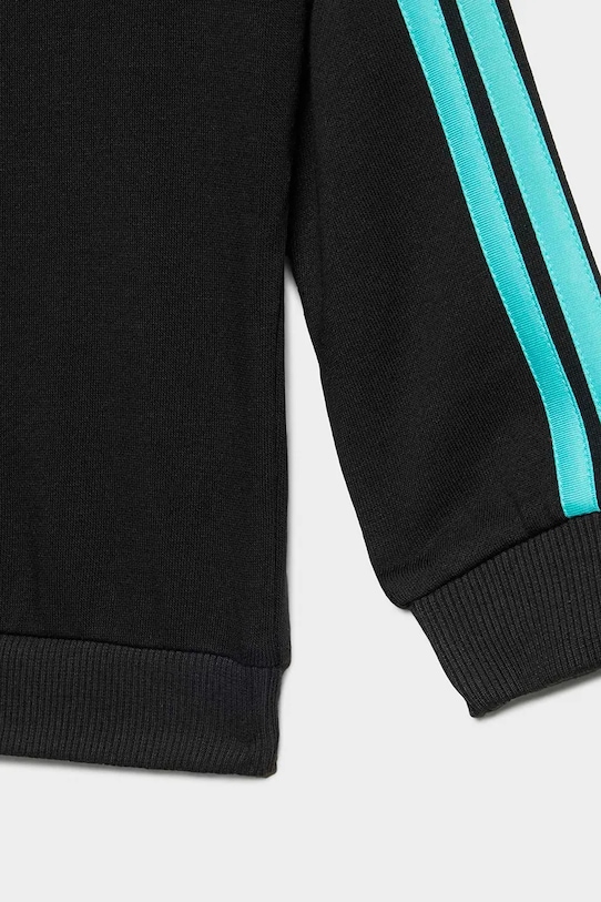 Detská bavlnená tepláková súprava adidas Performance MERCEDES čierna KE5933