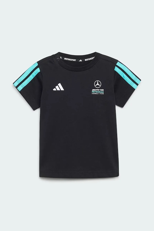 Dětská bavlněná souprava adidas Performance MERCEDES KE5931 černá SS26