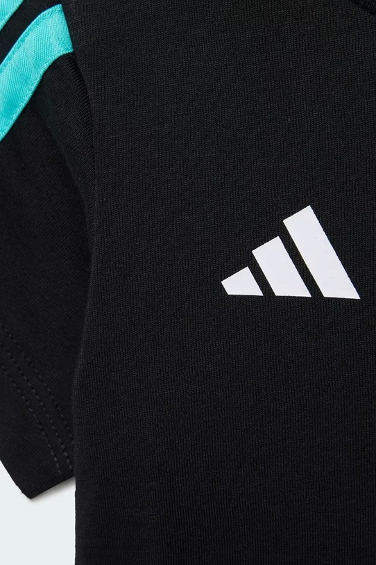 Chłopiec adidas Performance komplet bawełniany niemowlęcy MERCEDES KE5931 czarny