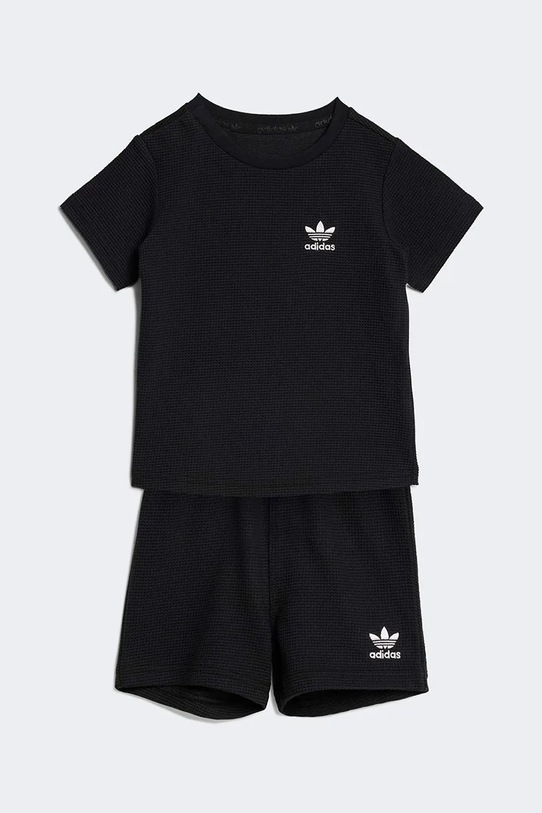 adidas Originals komplet bawełniany dziecięcy bawełna czarny KC8040