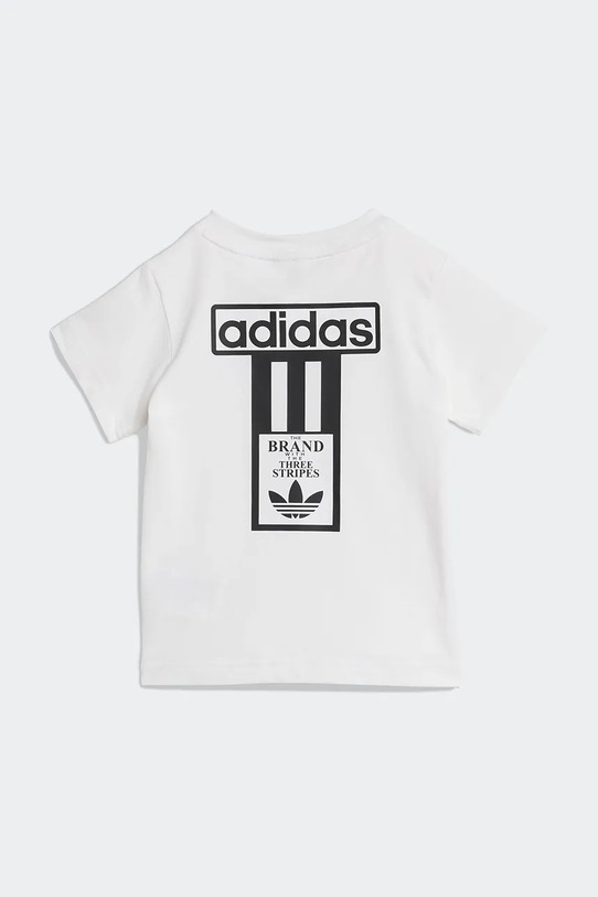 Παιδικό βαμβακερό σετ adidas Originals μαύρο KD3991