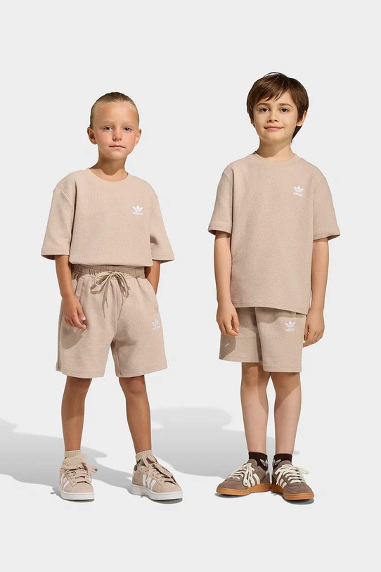 Παιδικό σετ adidas Originals απλικέ μπεζ KC8082