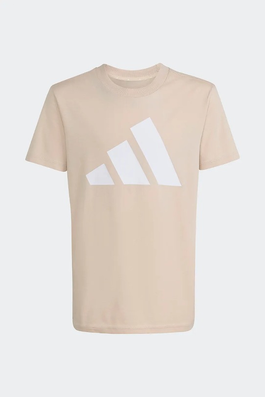 adidas komplet bawełniany dziecięcy KD6057 beżowy SS26