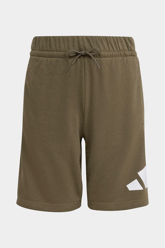 Chlapec Detská bavlnená súprava adidas KD6057 béžová