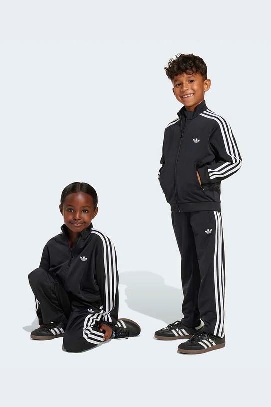 Παιδική φόρμα adidas Originals πλεκτό ύφασμα μαύρο KD3299