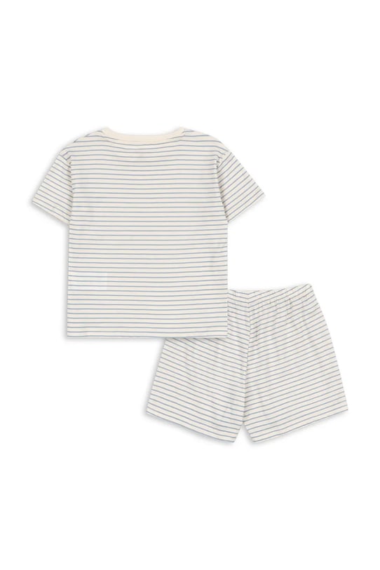 Konges Sløjd komplet bawełniany dziecięcy FAMO SET GOTS KS104805.PPY2 niebieski SS26