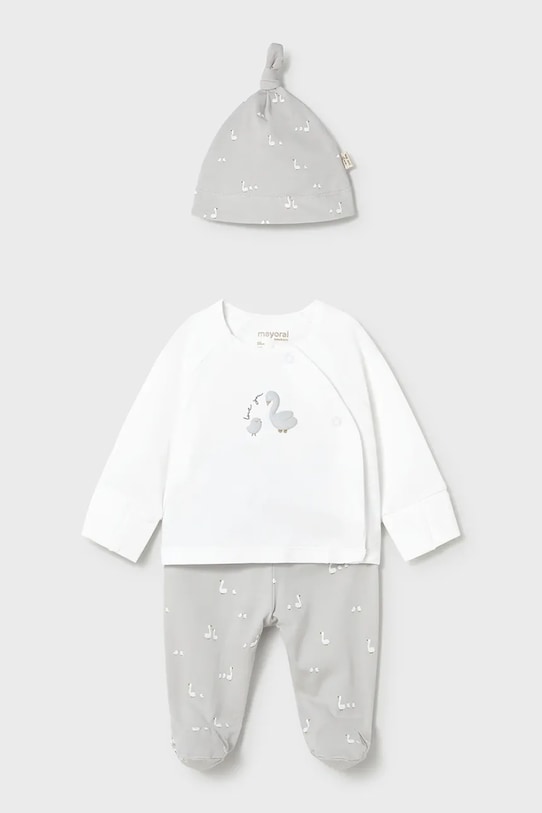 Σετ μωρού Mayoral Newborn απλικέ γκρί 1506.1A.Newborn.PPY2