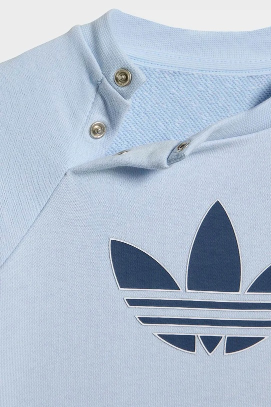 adidas Originals спортивный костюм для детей с хлопком голубой KD1042