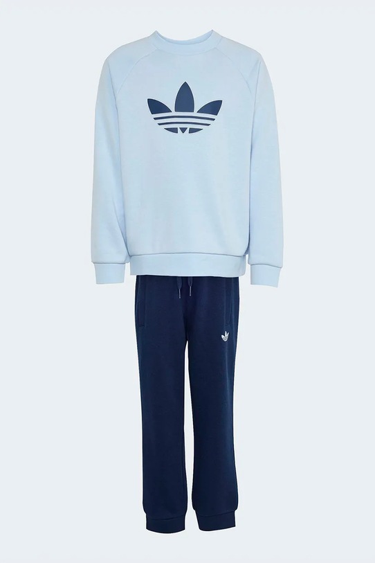 adidas Originals спортивный костюм для детей с хлопком KD5770 голубой SS26