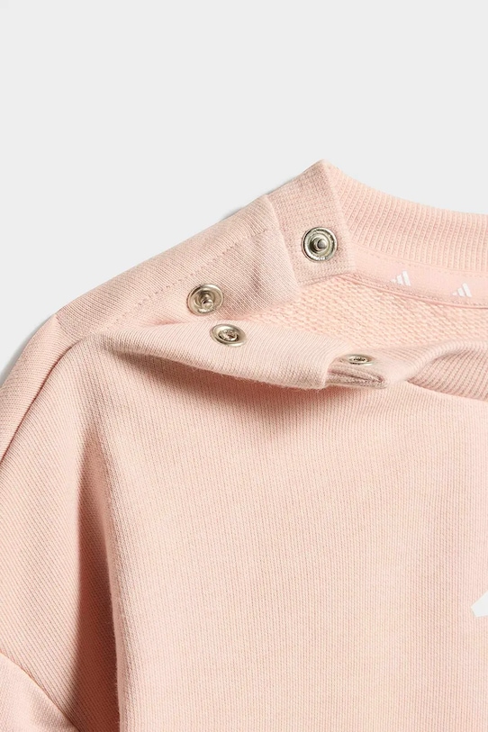 Adidas φόρμα παιδική με βαμβάκι ροζ KD5935