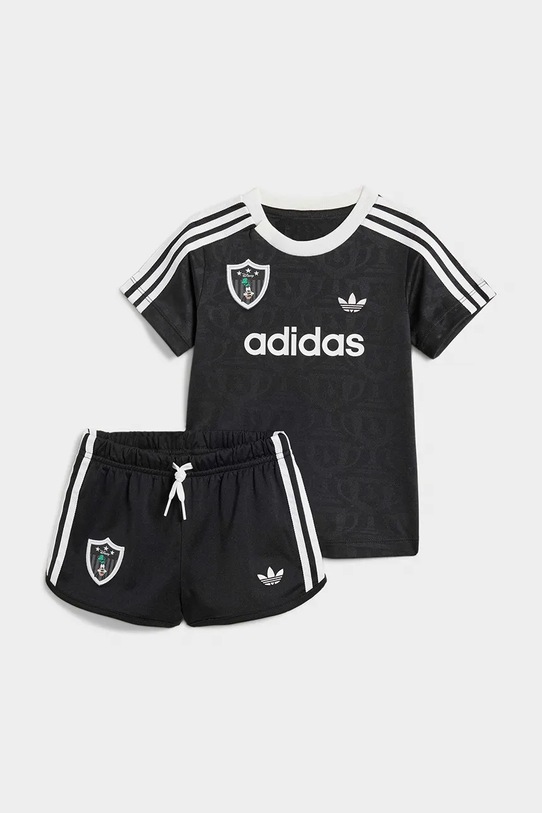 adidas Originals komplet dziecięcy Postacie z bajek czarny KC8422