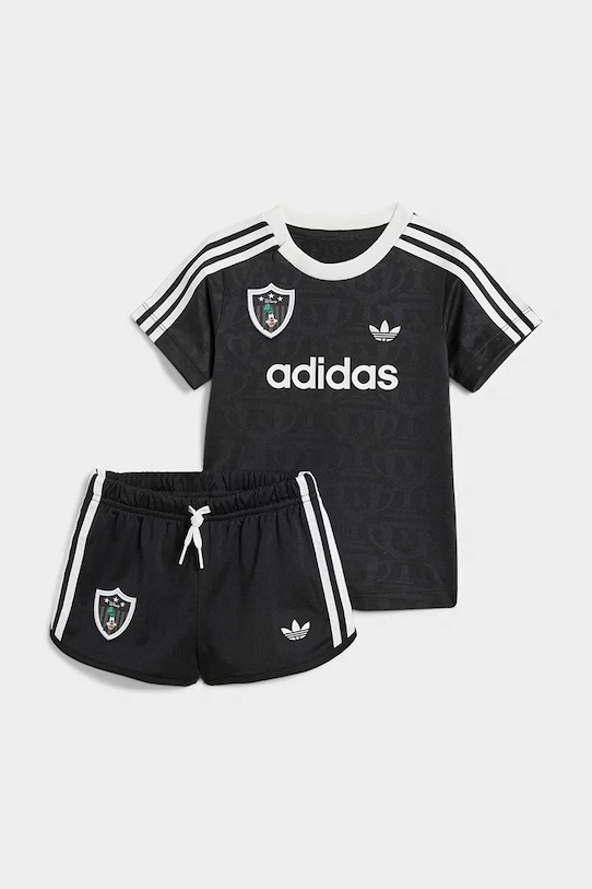 adidas Originals komplet dziecięcy Postacie z bajek czarny KC8422