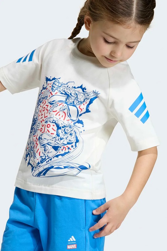 adidas komplet bawełniany dziecięcy Marvel JZ3573