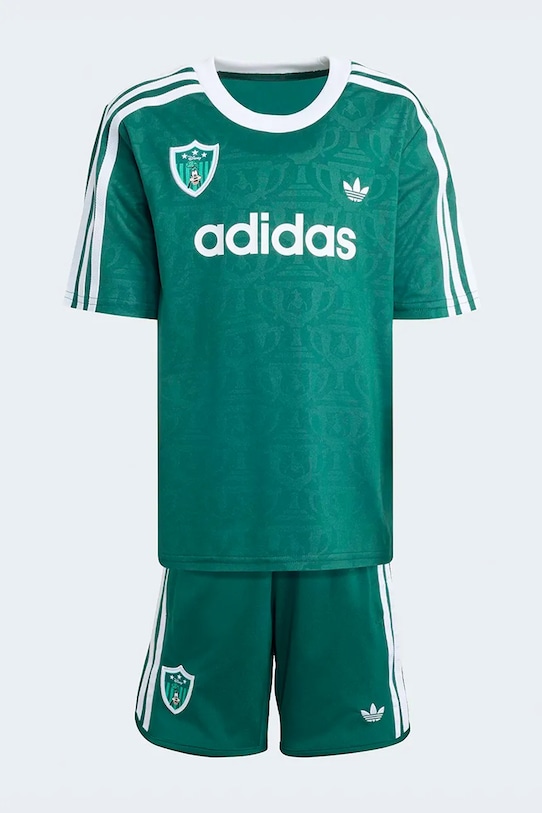 adidas Originals komplet dziecięcy KC8432 zielony SS26