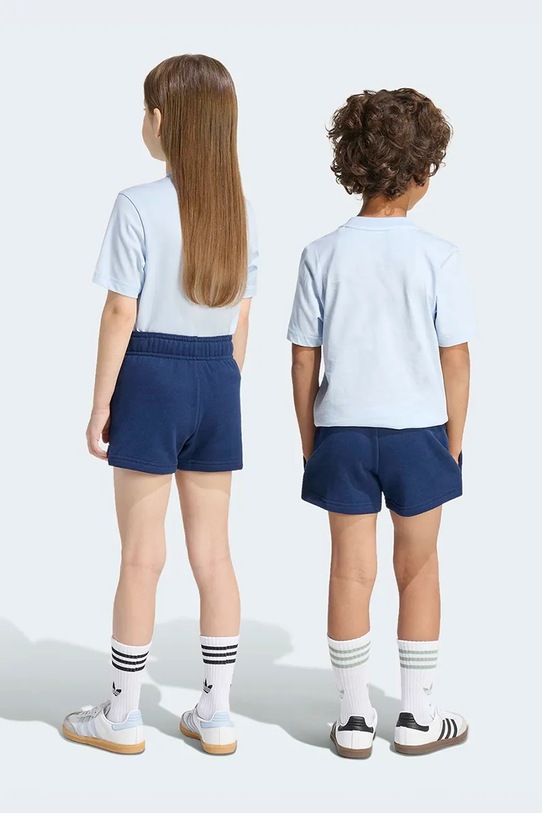 adidas Originals komplet bawełniany dziecięcy KE2341 niebieski