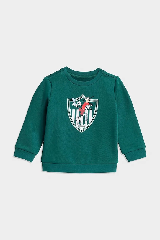 adidas Originals спортен комплект за деца с памук KC8425 зелен SS26