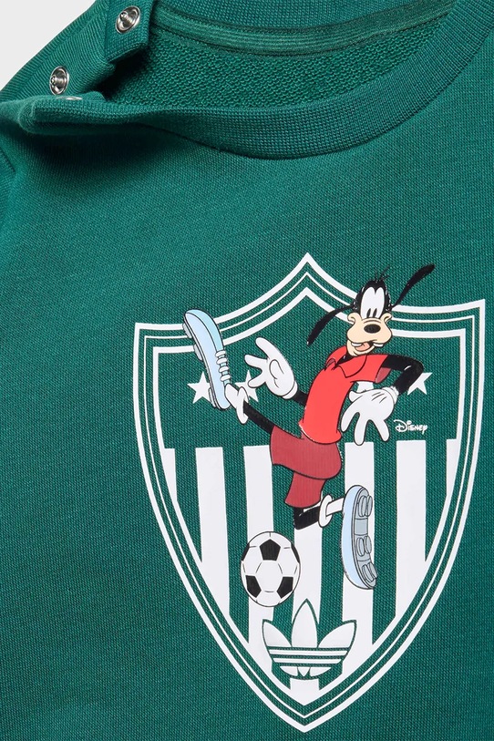 adidas Originals спортен комплект за деца с памук зелен KC8425