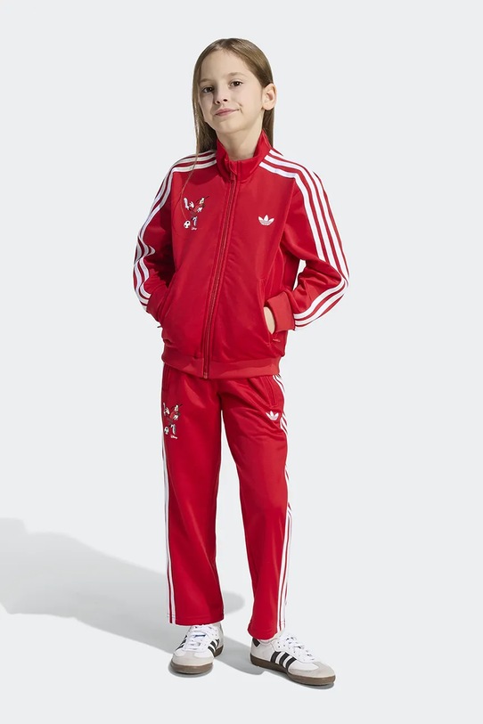 adidas Originals trenirka otroška DISNEY rdeča KE3880