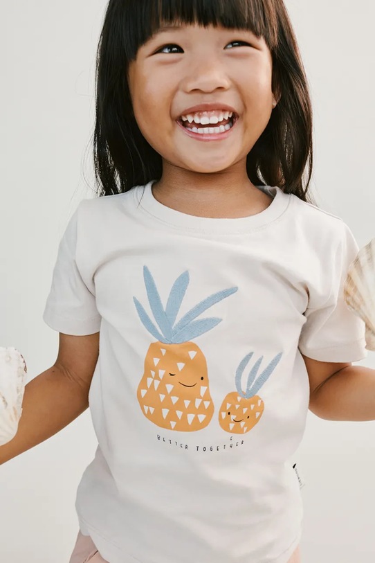 Liewood komplet codzienny dziecięcy bawełniany z elastanem Ilford Placement Set LW20729.PPY2 żółty