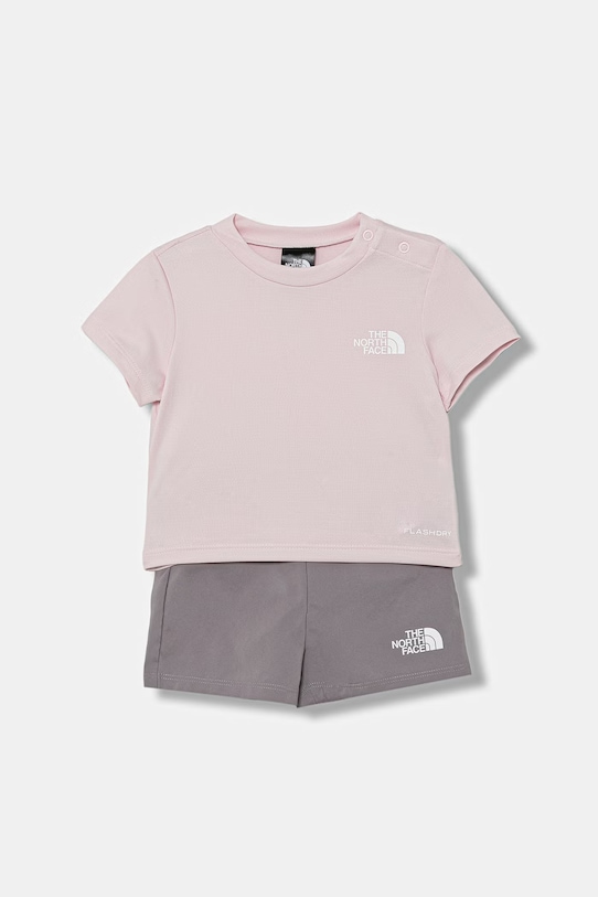 The North Face denná súprava dojčenská BABY 24/7 SET ružová NF0A8FYRMC11