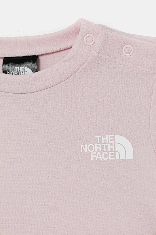Chlapec The North Face denná súprava dojčenská BABY 24/7 SET NF0A8FYRMC11 ružová