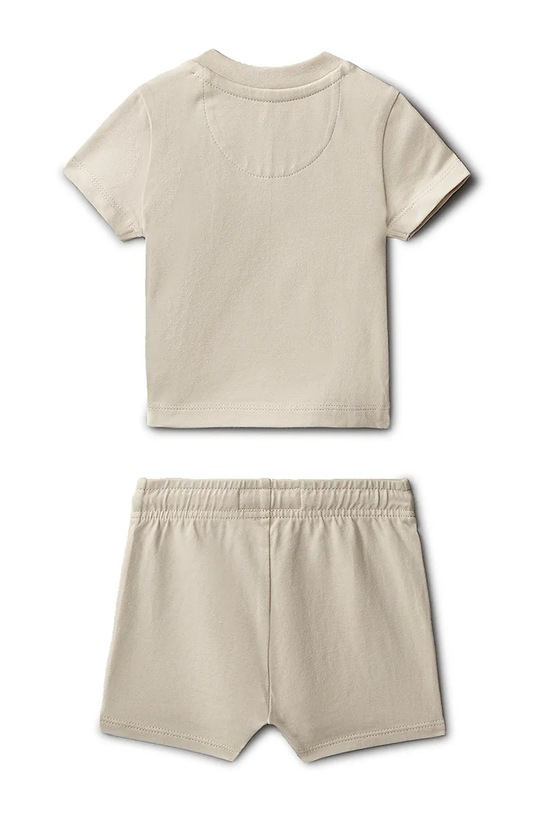 Calvin Klein Jeans комплект за бебе от памук LVCKSJI09B.PPY2 бежов SS26