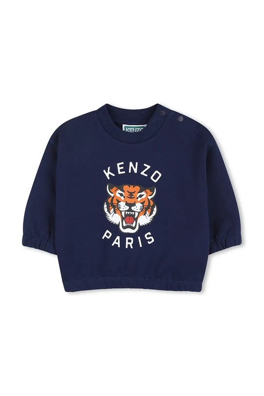 Chłopiec Kenzo kids komplet dresowy dziecięcy bawełniany K61720.71.81 granatowy