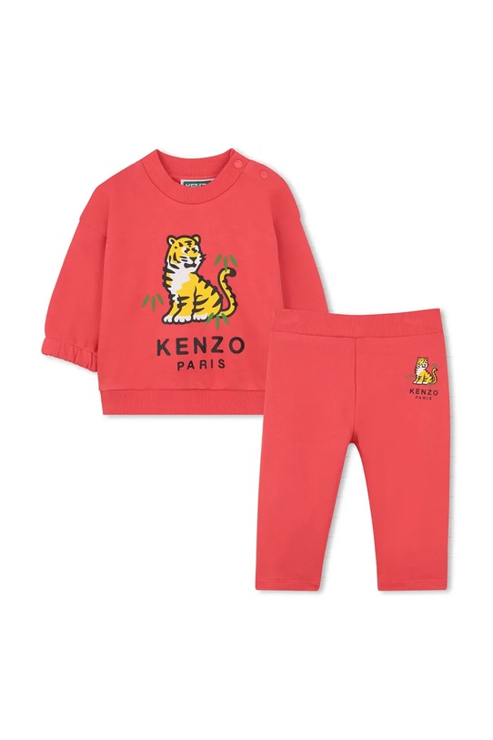 Tepláková súprava pre bábätká Kenzo Kids pletenina červená K61726.74.81