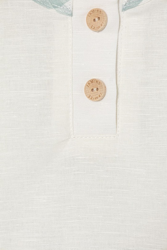 Παιδικό σετ με πρόσμιξη λινού Jamiks FROLO τιρκουάζ FROLO.Komplet.JLI011.K