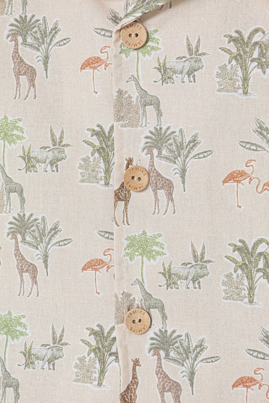 Παιδικό σετ με πρόσμιξη λινού Jamiks TULE 2-pack μπεζ TULE.Komplet.JLI170.K