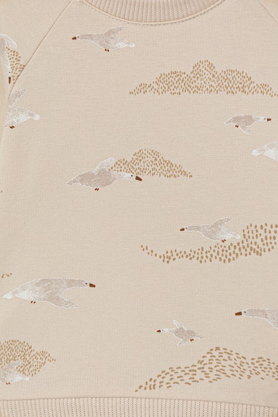 Dječaci United Colors of Benetton komplet trenirka za djecu 3IEDAK01O.W.Stagionale bež