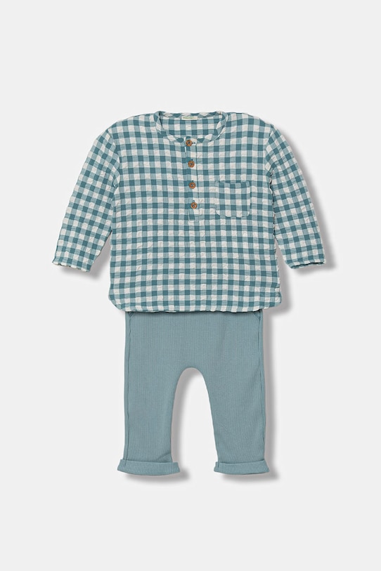 United Colors of Benetton súprava dojčenská tyrkysová 4WIDAK01L.W.Stagionale