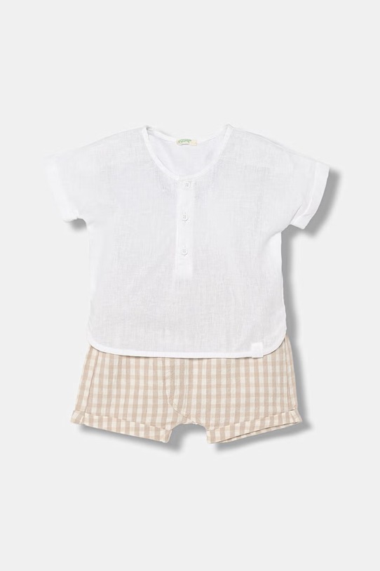 United Colors of Benetton compleu pentru bebeluși, cu in bej 4T06AK003.W.Stagionale